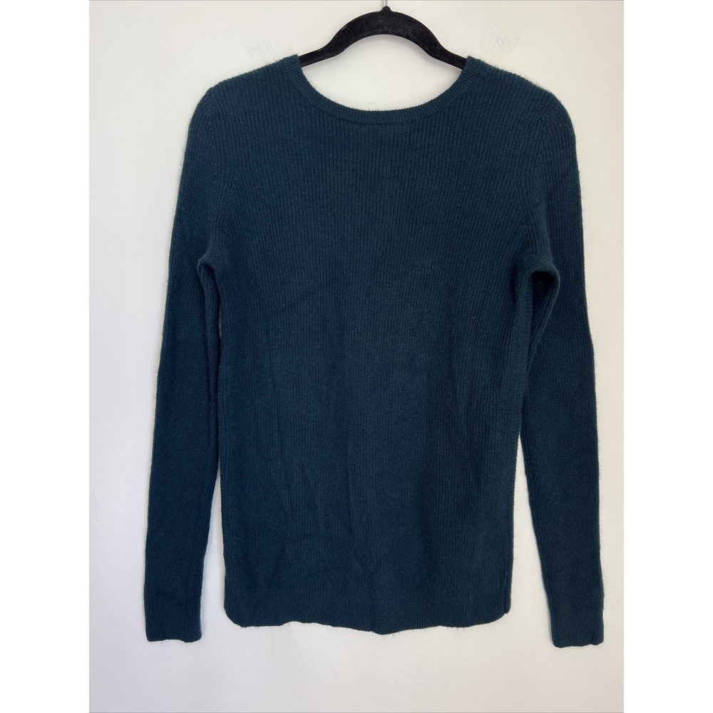 Women's Autumn Cashmere Long Sleeve Cashmere Sweater Layered Back S Spruce Green